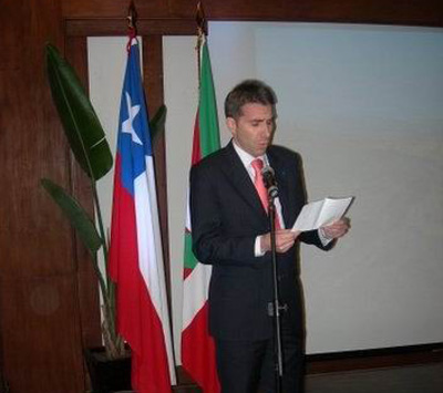 Jon Erdozia Euskadiko ordezkaria Canal Vascoren aurkezpenean, 2008