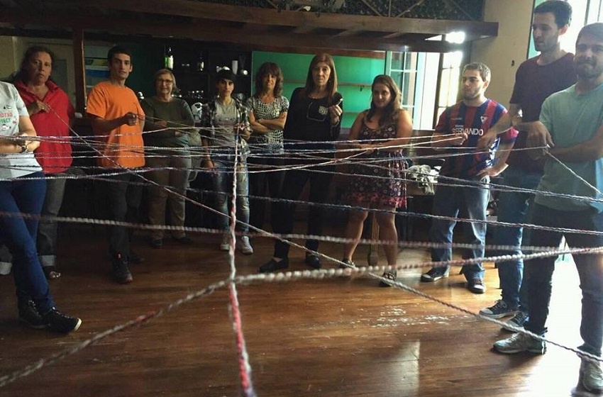 Una de las actividades del Taller "Reflexionar para crecer” (foto Tomas Cozzi Barquin)