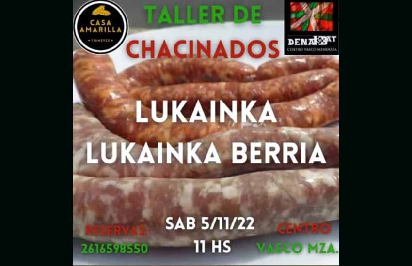 Imagen promocional del taller "Lukainka y nueva lukainka"