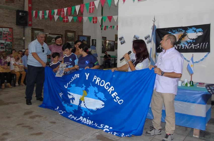 Remembering former combatants on Falkland Veteran’s Day at Eusko Aterpea in Gral. Rodriguez