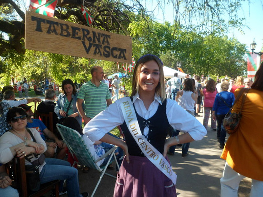 Sol Mutuberria is the Queen of the Immigrant in Chascomus