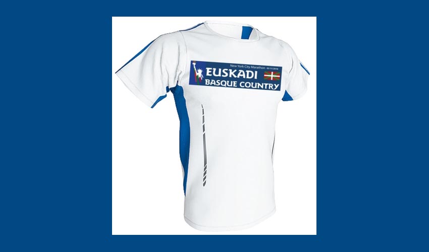 Imagen de la camiseta Basque Country de la Maratón de Nueva York