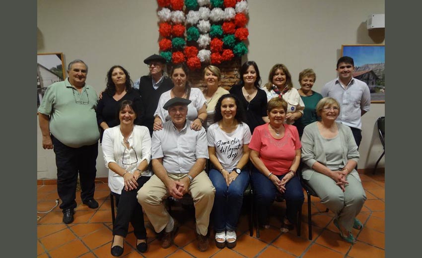 The new board of Euskaldunak Denak Bat in Arrecifes, Argentina