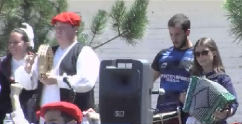 Oinkari dantzaris and musicans at the 34th anual Gooding Basque picnic last weekend (photo11KMVT video)