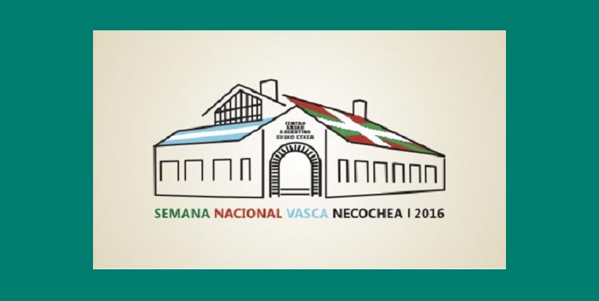 Logo for Semana Nacional Vasca 2016 in Necochea