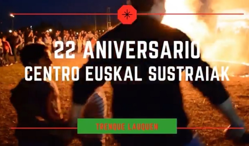 22 aniversario del Centro Euskal Sustraiak de Trenque Lauquen