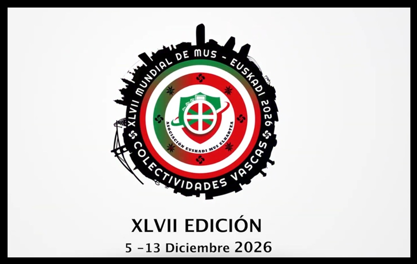 Euskal Gizataldeen arteko 47. Munduko Mus Txapelketa Euskadin egingo da, 2026ko abenduaren 5etik 13ra