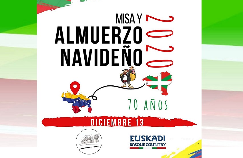 End of year anniversary celebration and Christmas lunch at the Caracas Basque Club