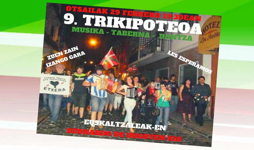 Euskaltzaleak-ek antolatutako 9. Triki-poteoa otsailaren 9an izango da