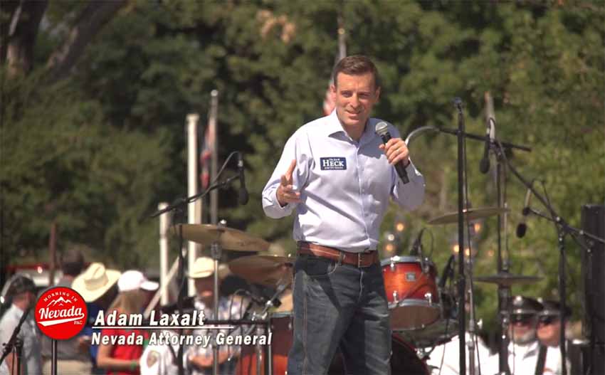 Nevada’s Attorney General Adam Laxalt last year at Basque Fry 2016