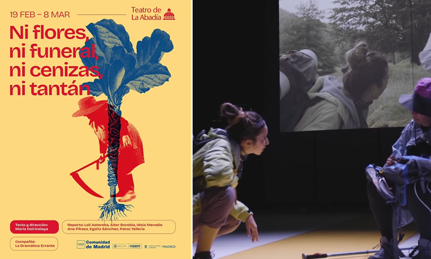 La Dramatica Errante konpainiak 'Adiorik ez' taularatuko du Madrilen 2026ko martxoaren 8ra arte