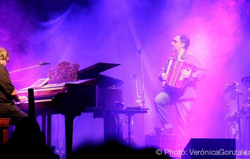 Adrian Charras junto a Lito Vitale (foto Verónica Gonzalez)