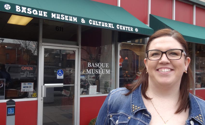 Annie Gavica, executive director of the Boise Basque Museum and Cultural Center (photo EuskalKultura.com)