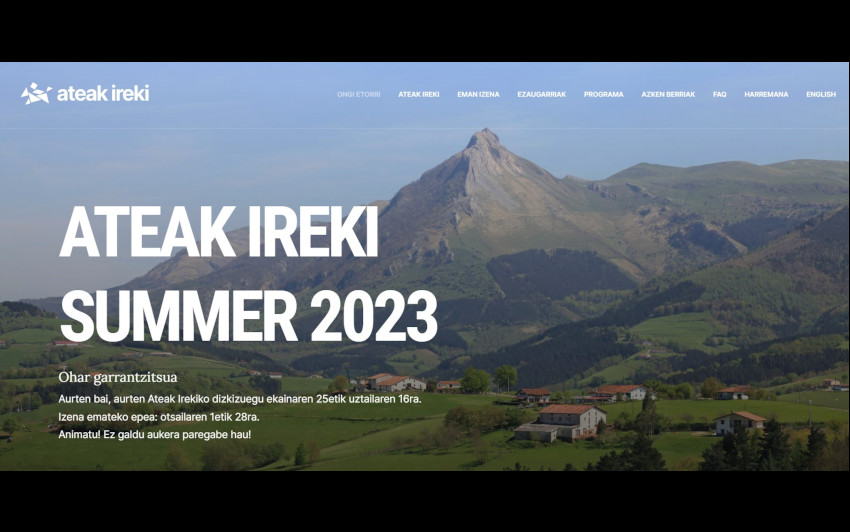 Ateak Ireki 2023