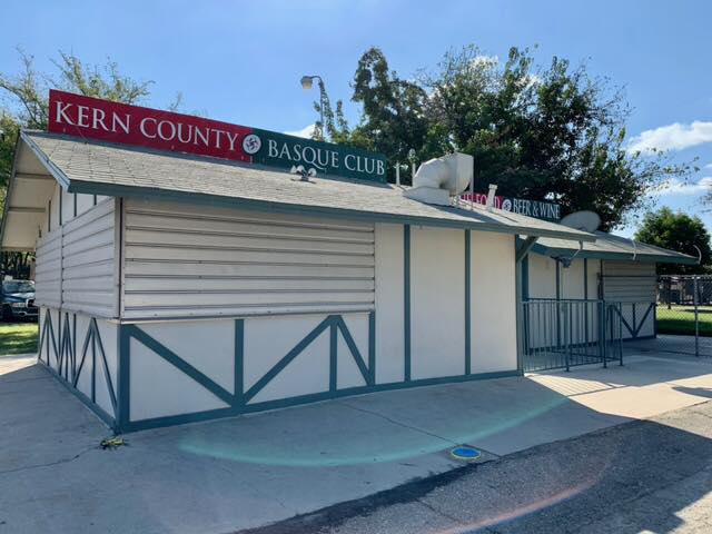 Etxola or Basque Booth at the Kern County Fair