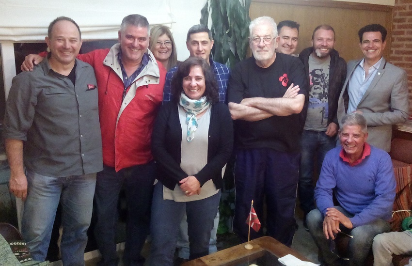 Board of directors of the new Basque club “Baskos de la Confluencia”