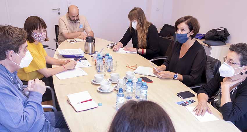 Sesion de mañana ayer en Berlín. Por la tarde, el catedrático de la UPV-EHU Juanjo Alvarez representó al euskera