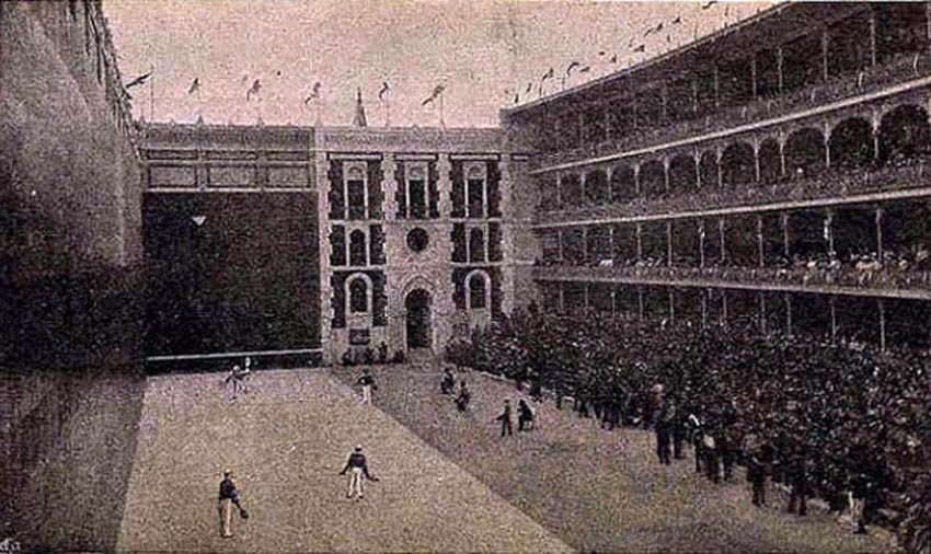 The Beti Jai Fronton in Madrid in its glory days