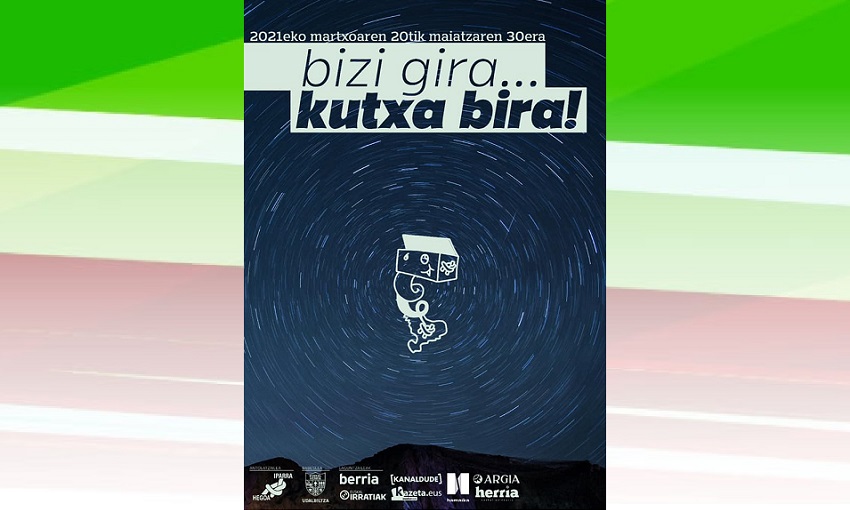 'Bizi gira... Kutxa Bira...' forma parte del programa para conmemorar los 25 años de Aberri Etxea de Viedma y Patagones