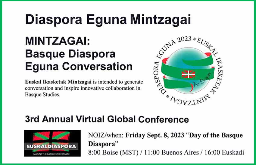 Mintzagai Basque Diaspora Eguna Conversation 2023