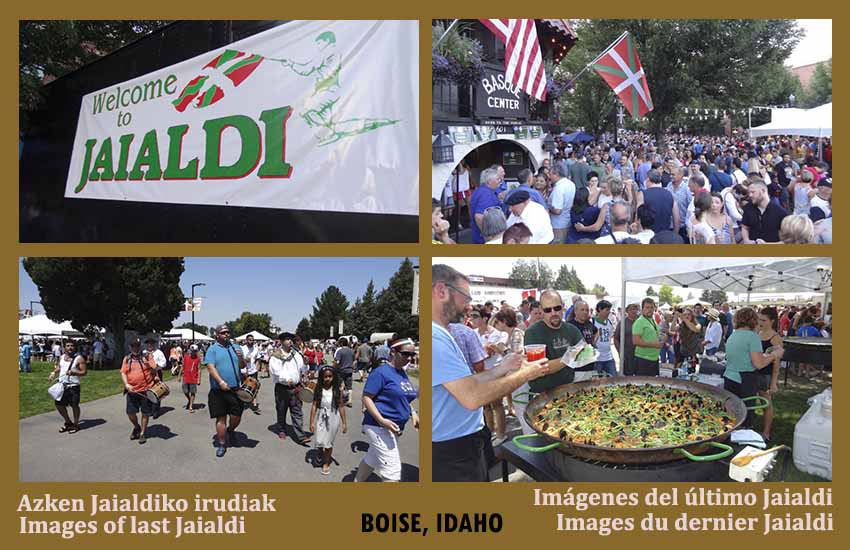 Diversos aspectos y actividades de la última edición de Jaialdi, la mayor fiesta popular vasca fuera de Euskal Herria