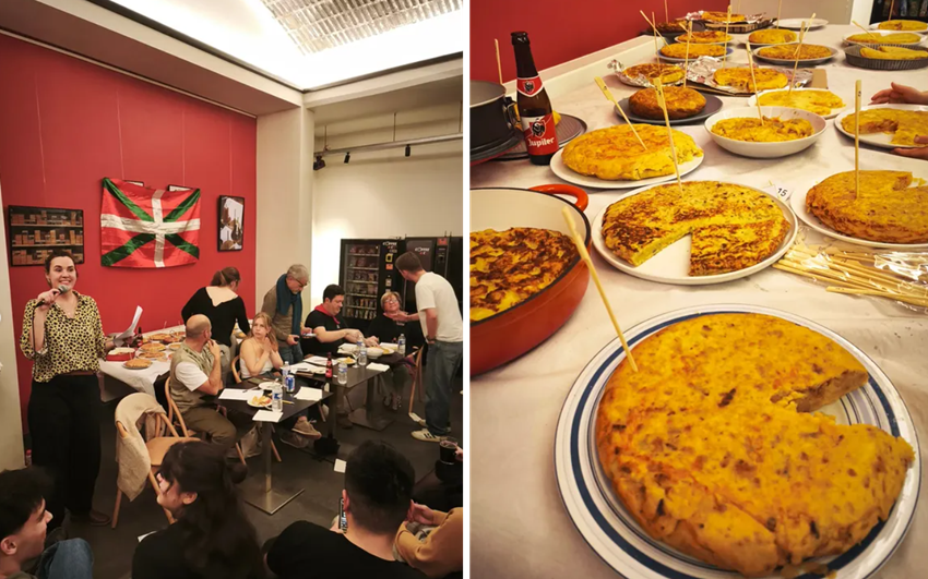 30 tortillagilek hartu zuten parte Bruselako Euskal Etxearen VIII. patata tortilla lehiaketan. Batere txantzarik ez!