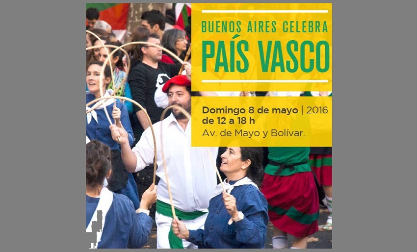 Festival poster for the 2016 “Buenos Aires Celebrates the Basque Country” 