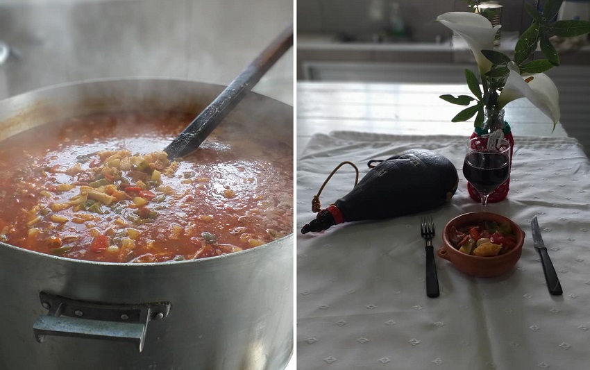 Callos a la bizkaina preparados por los sukaldaris de Villegasko Euskaldunak