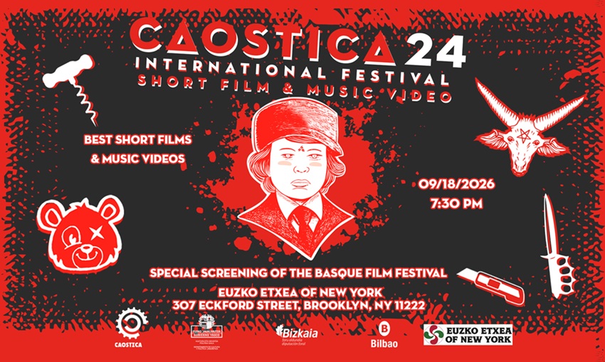 Caostica Zinemaldi bilbotarra New Yorkera iritsiko da, film laburren bilduma batekin