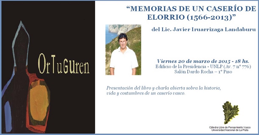 Presentation of the book “Memorias de un Caserío de Elorrio (1566-2013)”