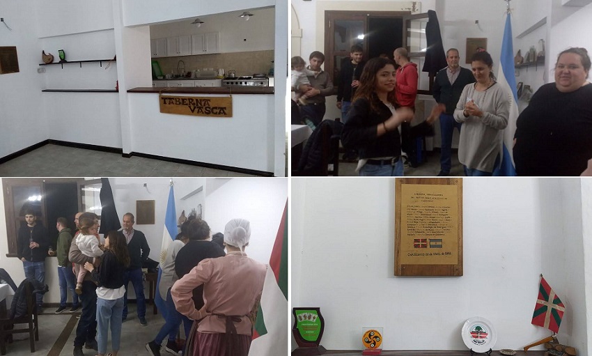 Zingirako Euskaldunak inauguró su nueva cocina y salón 