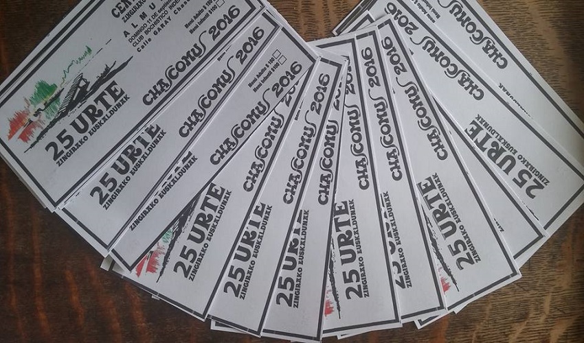 Entradas para el festejo del 25º aniversario