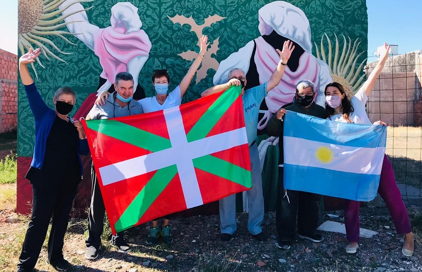 Aberri Eguna en Centro Vasco del Noreste del Chubut