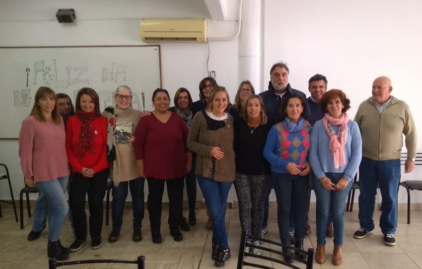 Board of directors at Euskal Lagunen Etxea in Venado Tuerto