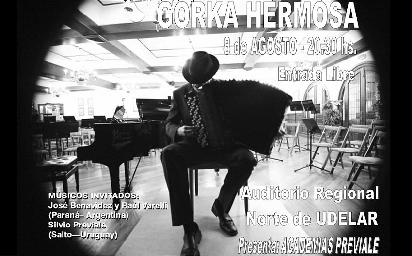 Afiche del concierto de Gorka Hermosa