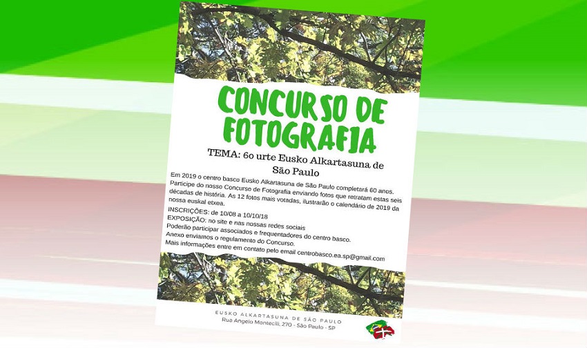 Afiche de promoción del Concurso Fotográfico