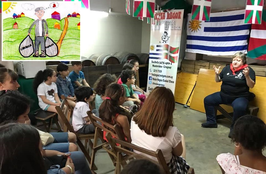 Actividad realizada por Haize Hegoa para confeccionar la tarjeta navideña 2019