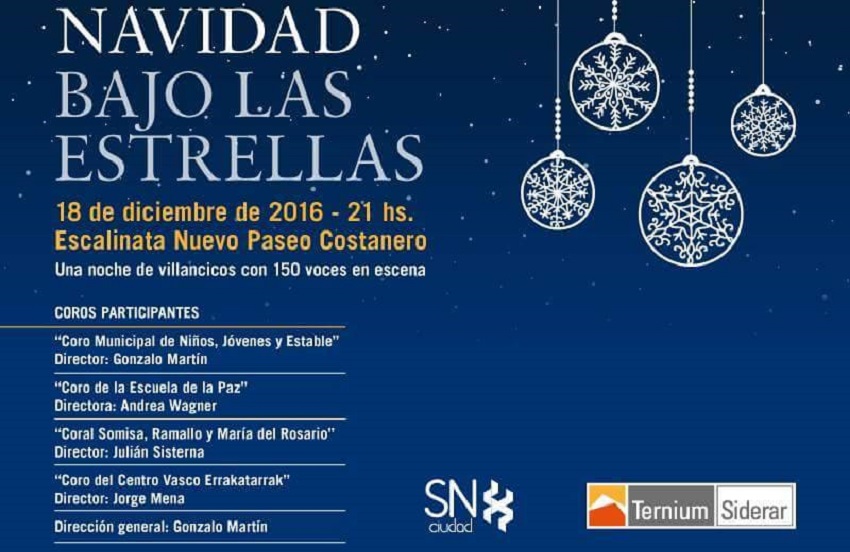 Afiche del espectáculo ‘Navidad bajo las estrellas’