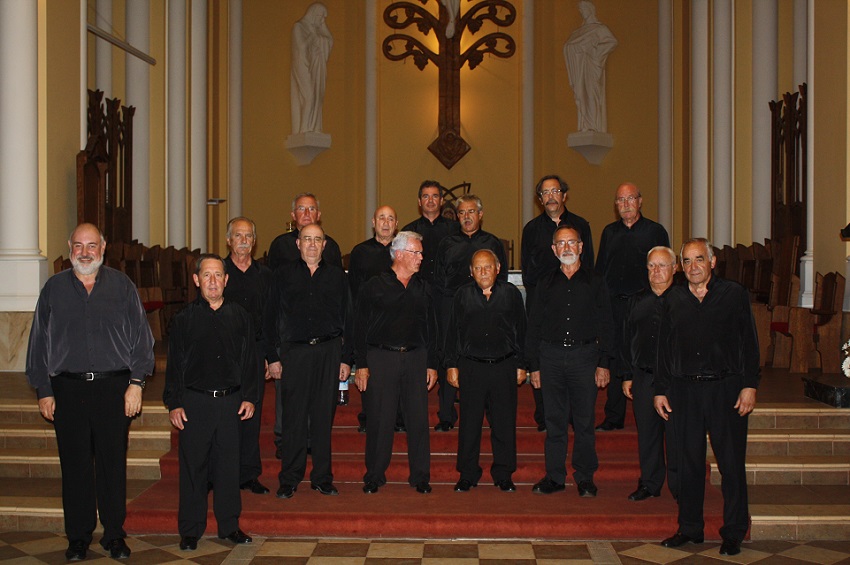 The Gaztelupe choir from Donostia at a concert in San Petersburg (photoMikel Soro)