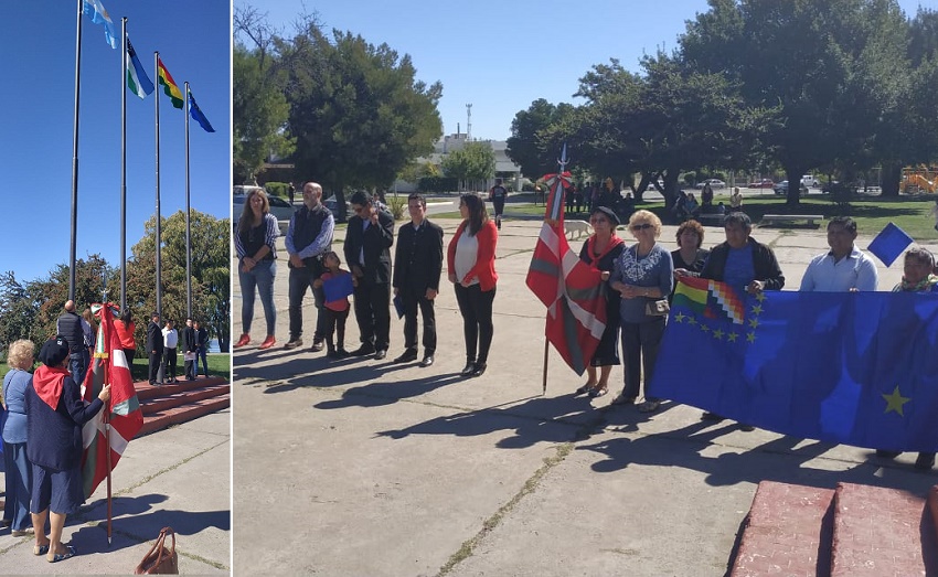 La colectividad vasca presente en el Día del Mar