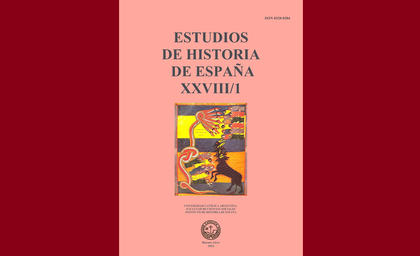 Argentinako UCAko Espainiako Historia Institutuaren aldizkariaren azala