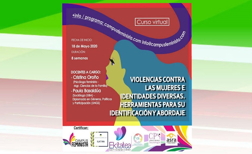 Curso “Violencias contra las Mujeres e Identidades Diversas. Herramientas para su identificación y abordaje”