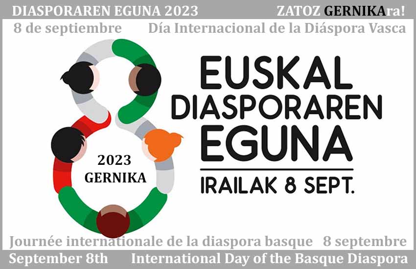 Gernika es el lugar elegido para celebrar en 2023 el acto presidido por el lehendakari por el Día Internacional de la Diáspora Vasca