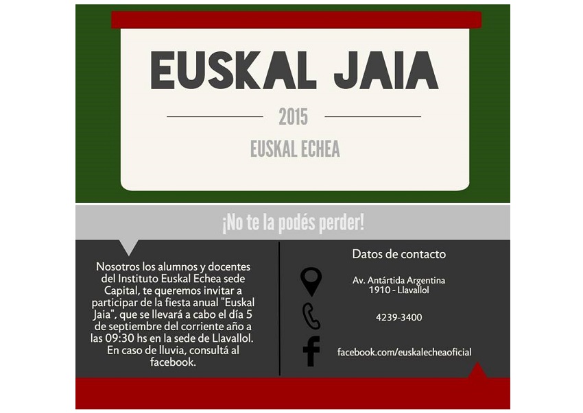 Euskal Jaia-Fiesta Vasca