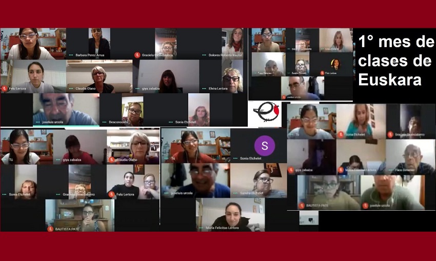 Clases de euskera virtuales en el Gure Etxea de Gral. Belgrano