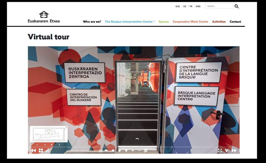 No importa desde dónde te conectes, Euskararen Etxea, la Casa del Euskera, te facilita visitar su exposición virtual