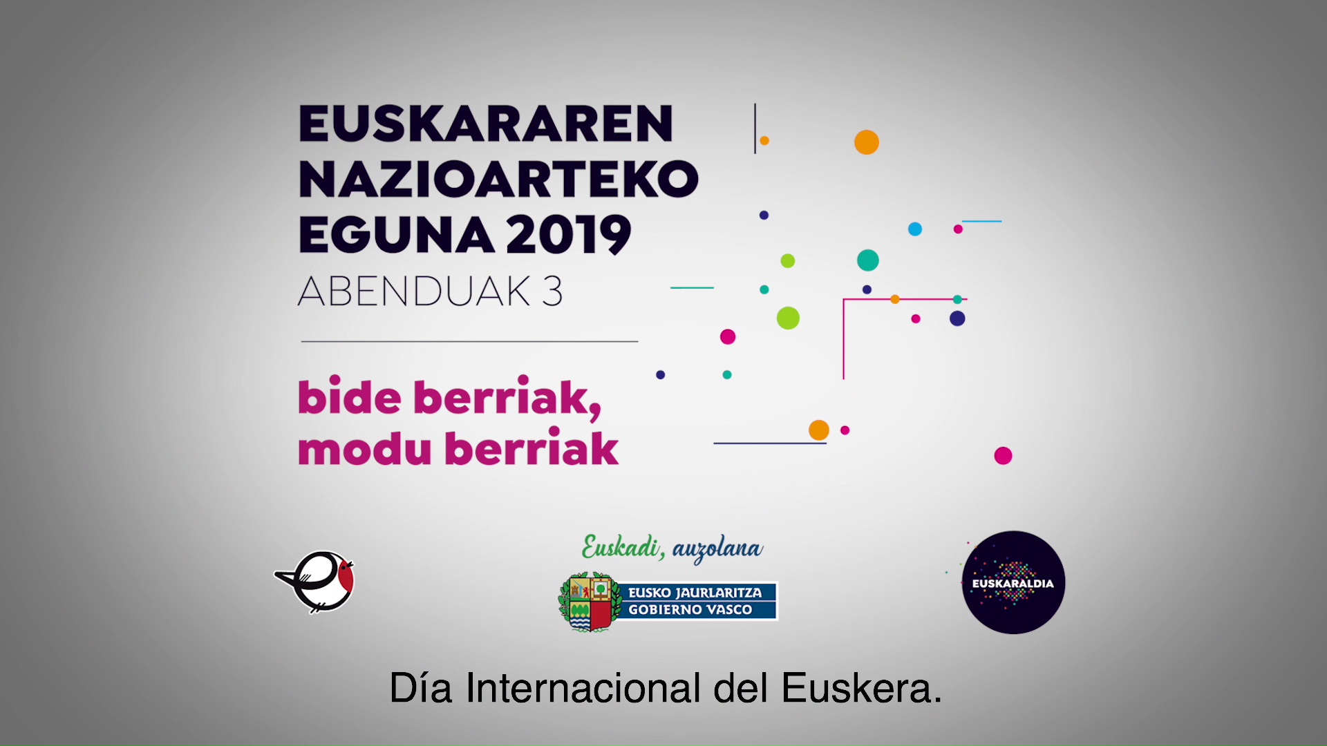 2019ko Euskararen Nazioarteko Eguna