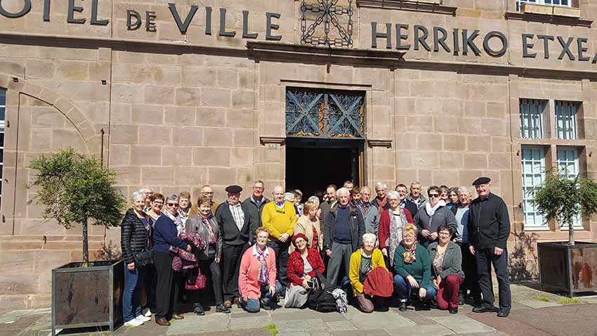 2019 meeting of the Euskal Argentina Association at the town hall in Donibane Garazi-St. Jean de Pied de Port, Behe Nafarroa