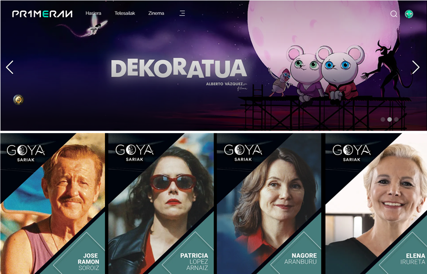 Goya saria jaso zuten hainbat euskal film ikusgai daude EiTBren Primeran plataforman. Egin duzu aproba?