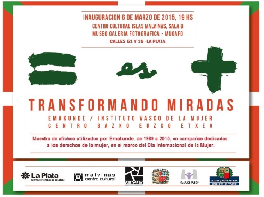 Invitación a la muestra "Trasnformando miradas"